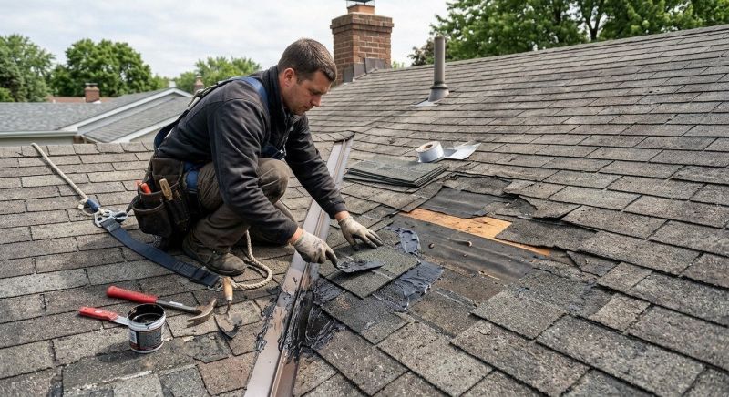 Asphalt Roof Leak Repair in Littleton, CO