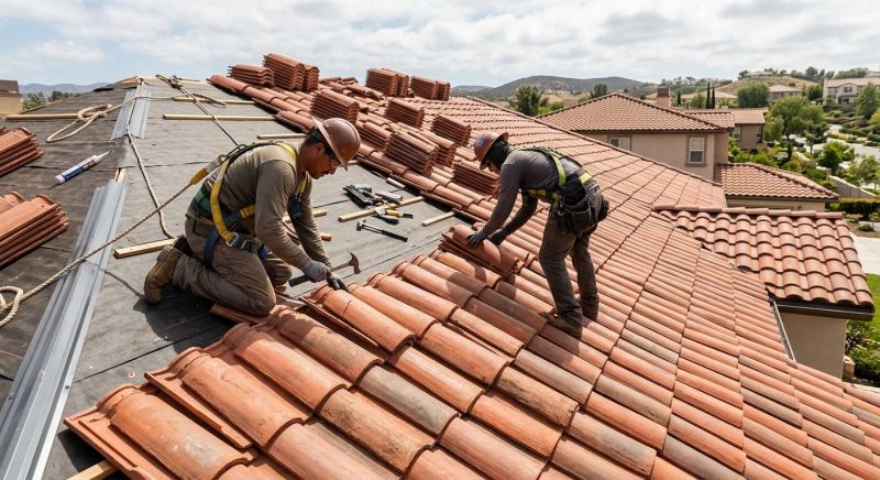 Barrel Tile Roof Installation in Westminster, CO