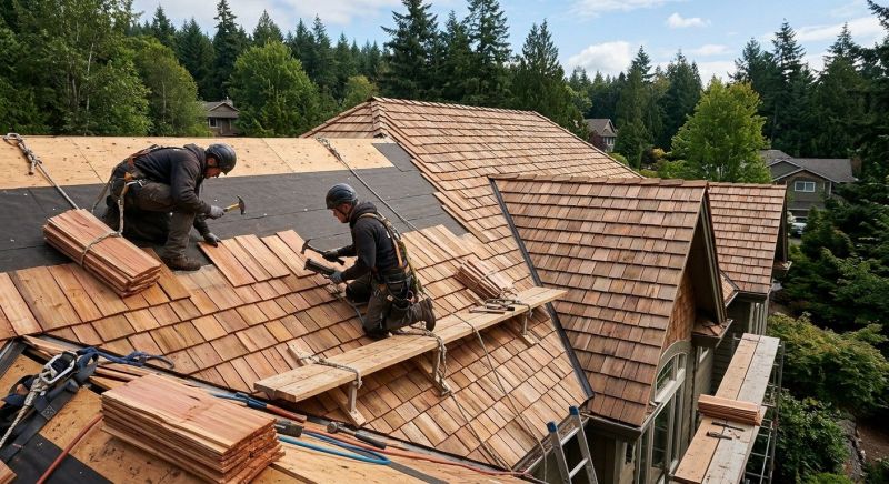 Cedar Roof Installation in Aurora, CO