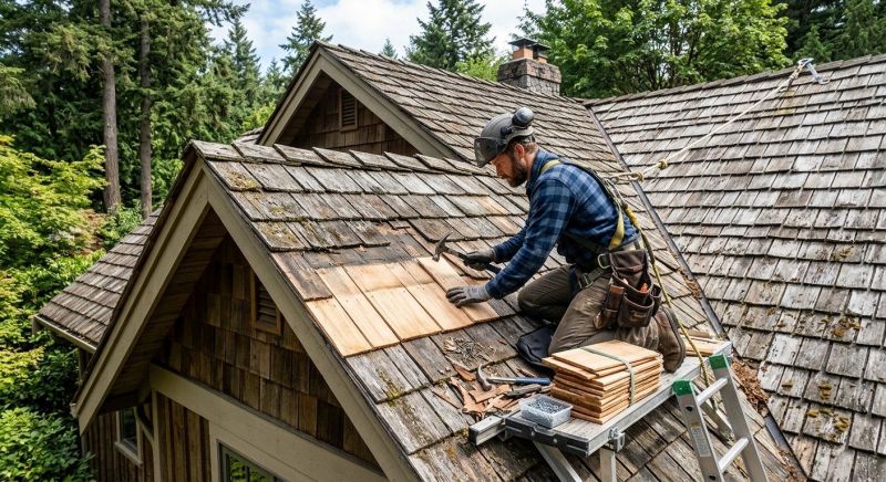 Cedar Shingles Repair in Commerce City, CO