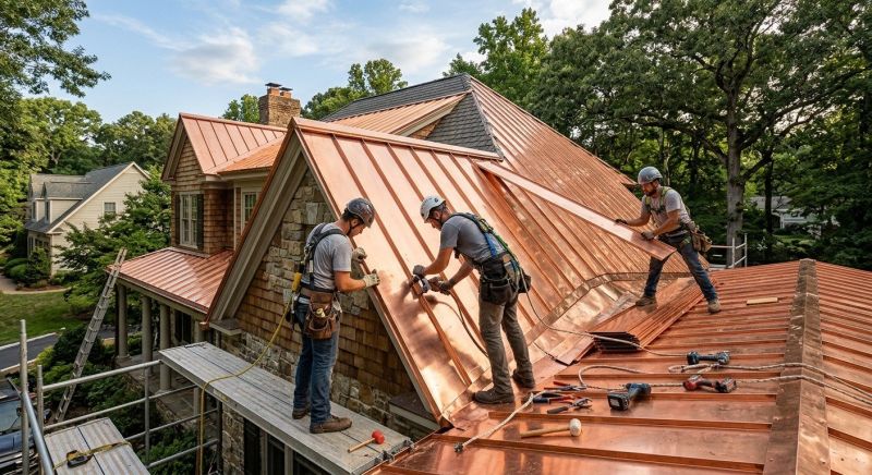 Copper Roof Installation in Westminster, CO