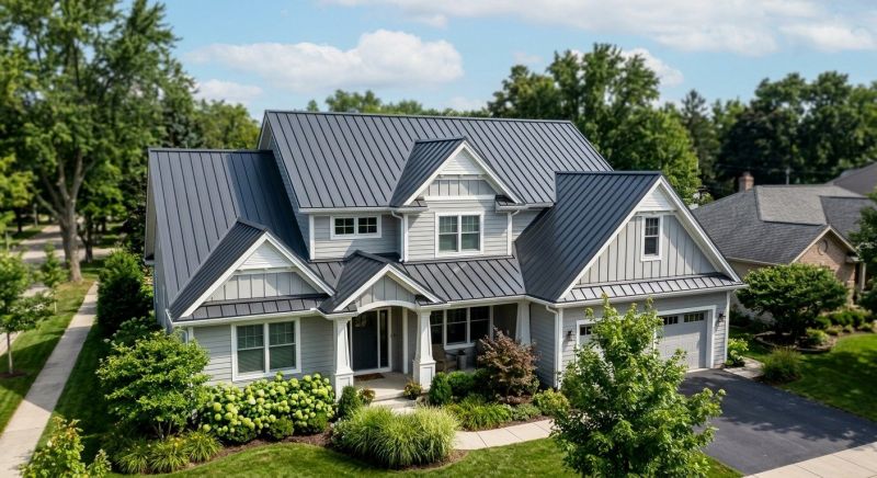 Metal Roof Replacement in Evergreen, CO