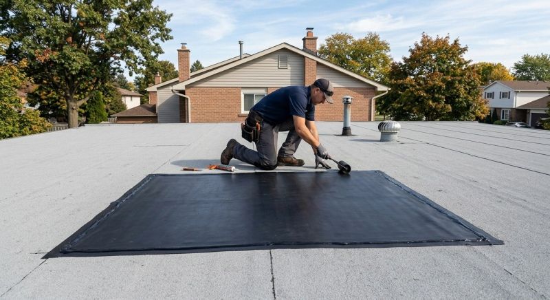 Rubber Roof Repair in Commerce City, CO