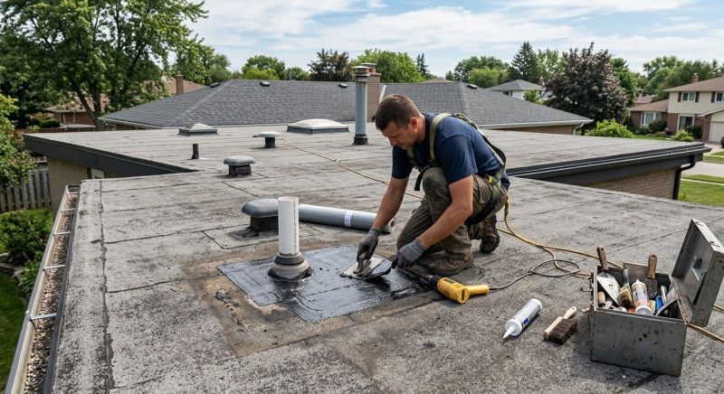 Rubber Roof Repair in Englewood, CO