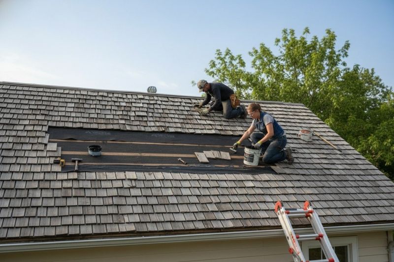 Shake Shingle Repair in Aurora, CO