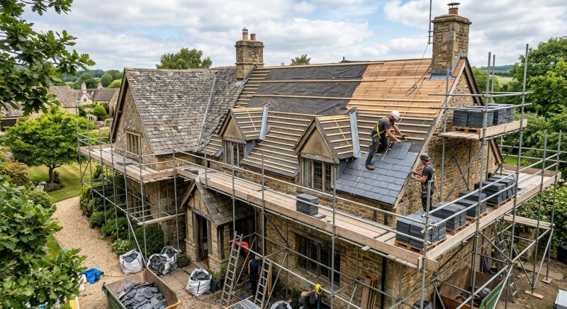 Slate Roof Replacement in Louisville, CO