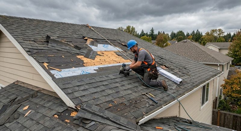 Storm Damage Roof Repair in Louisville, CO