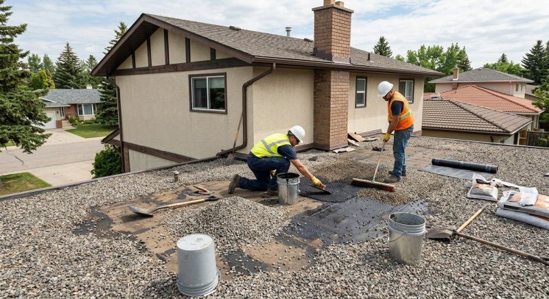 Tar And Gravel Roof Repair in Aurora, CO