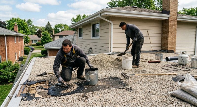 Tar And Gravel Roof Repair in Englewood, CO