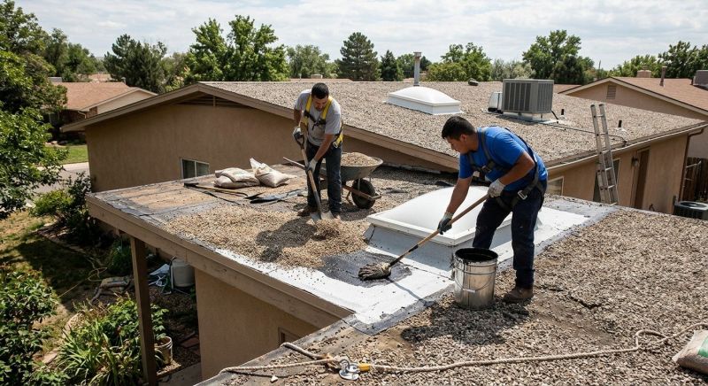 Tar And Gravel Roof Repair in Englewood, CO