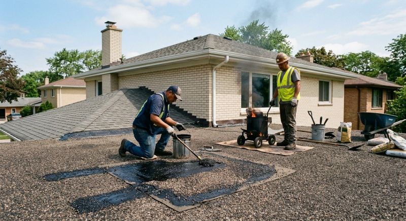Tar And Gravel Roof Repair in Englewood, CO