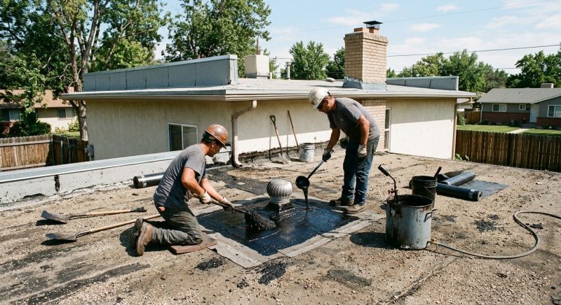 Tar Roof Repair in Broomfield, CO