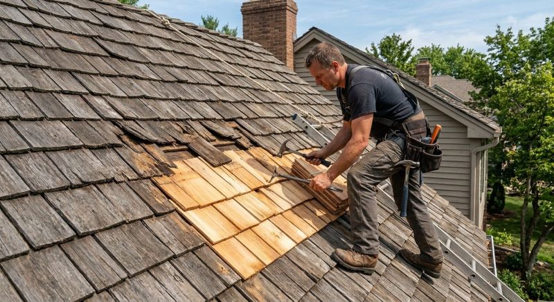 Wood Shake Roof Repair in Arapahoe County, CO