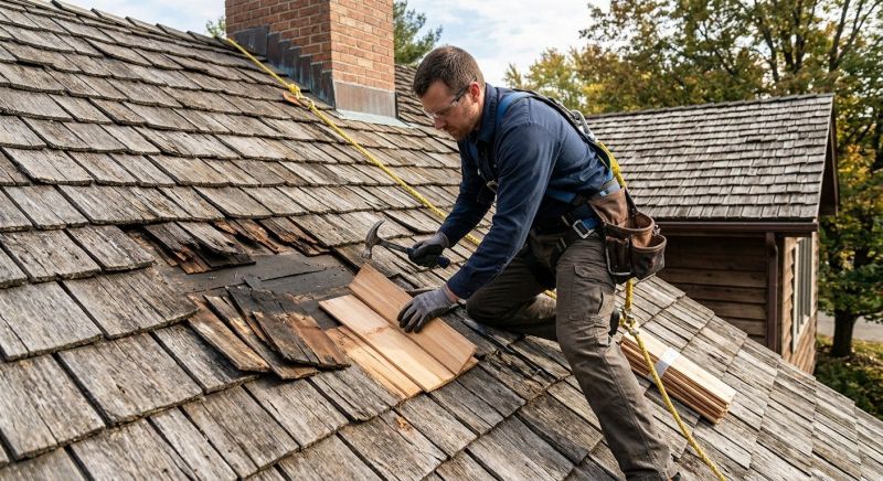 Wood Shake Roof Repair in Louisville, CO