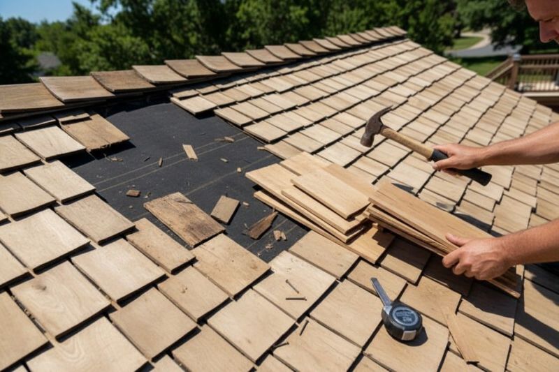 Wood Shake Roof Repair in Morrison, CO