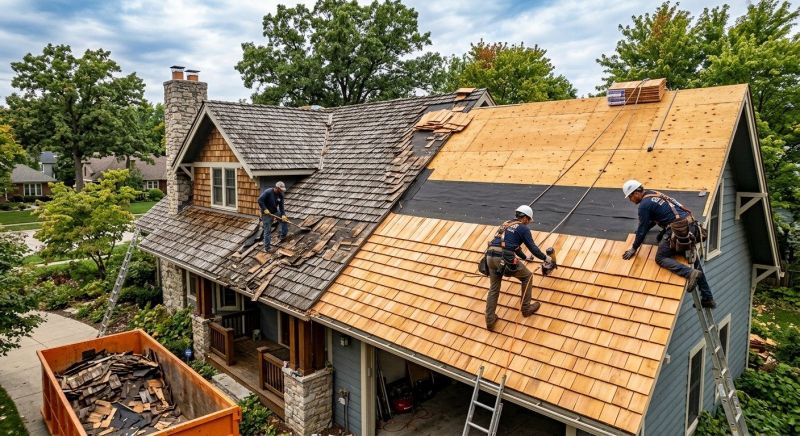 Wood Shake Roof Replacement in Englewood, CO