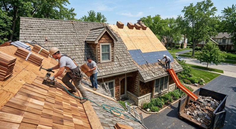 Wood Shake Roof Replacement in Englewood, CO